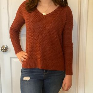 American Eagle red sweater